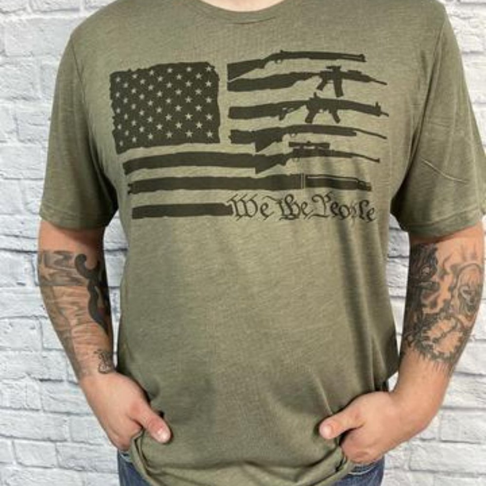 WE THE PEOPLE Handmade Graphic Tee - Picture 2 of 4